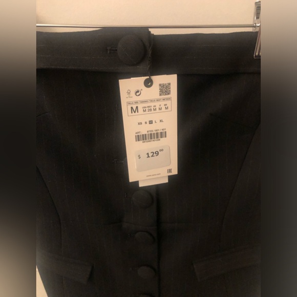 Strapless pin stripe dress - Picture 5 of 5